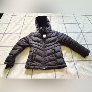 Girls Black Puffer Jacket size 7/8